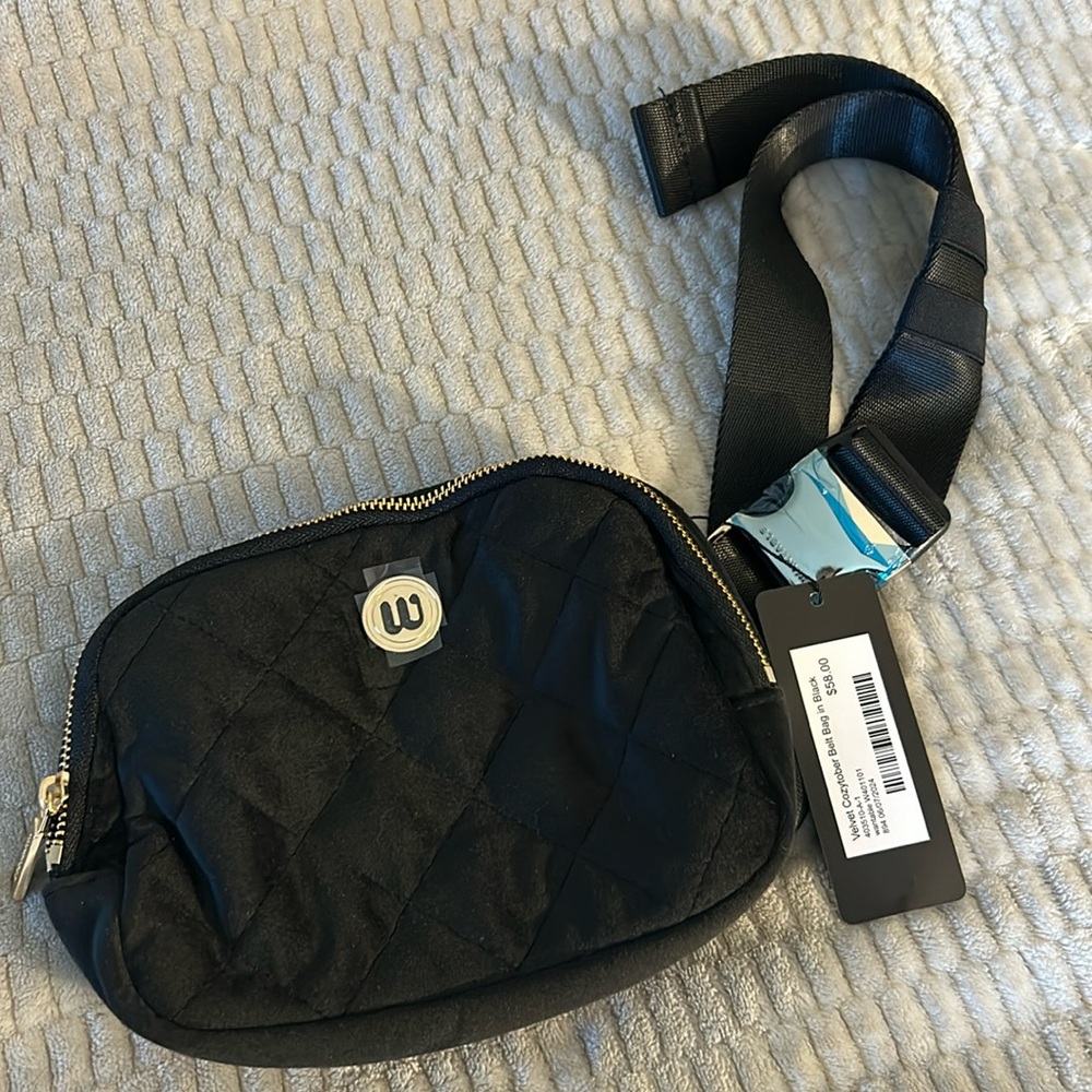 Velvet Belt Bag